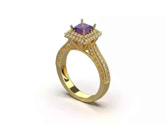 ring code 105 3D print model ring code 105 3D print model