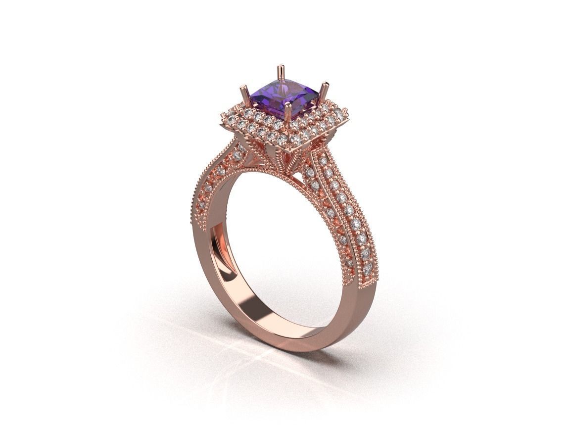 ring code 105 3D print model_13