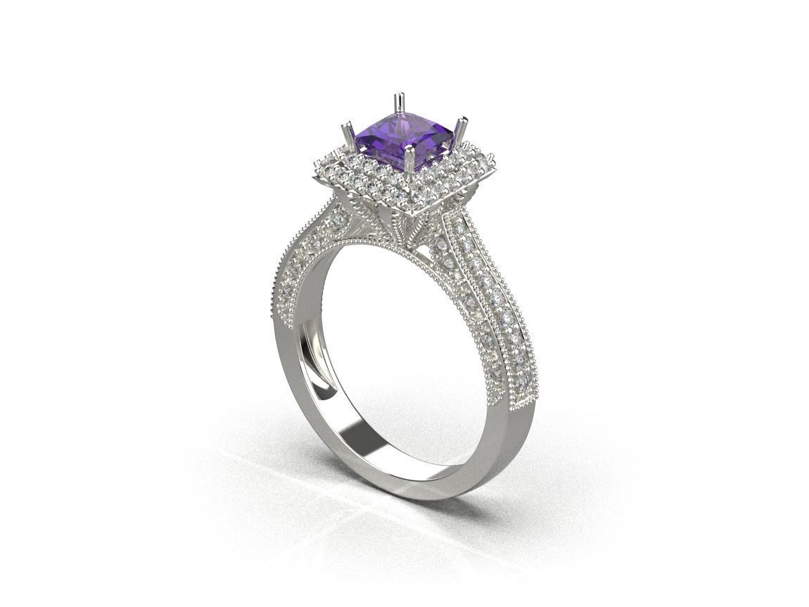 ring code 105 3D print model_14