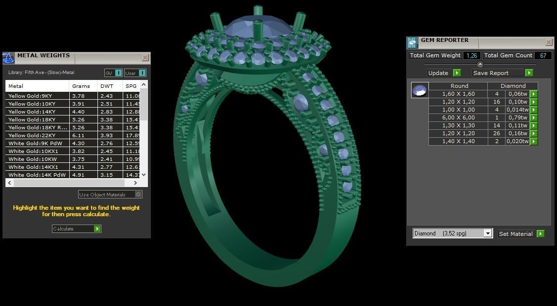 ring code 103 3D print model_2