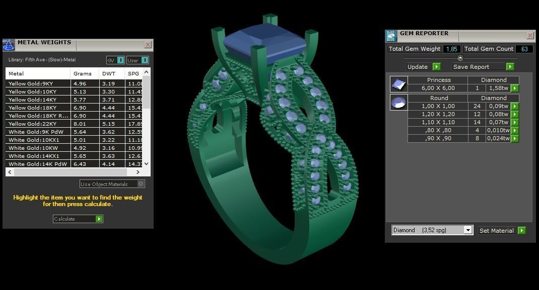 ring code 102 3D print model_2