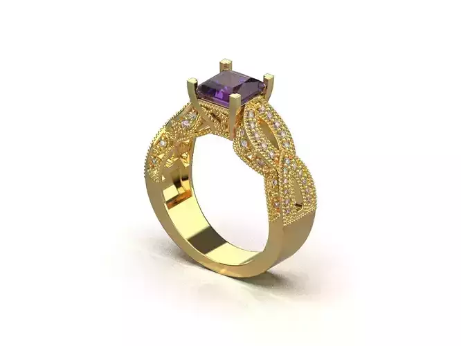 ring code 102 3D print model ring code 102 3D print model