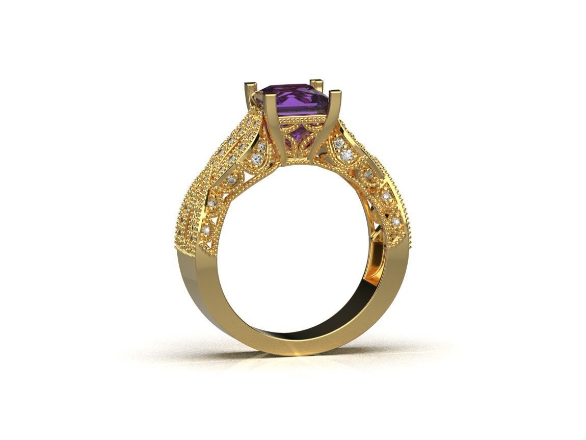 ring code 102 3D print model_12