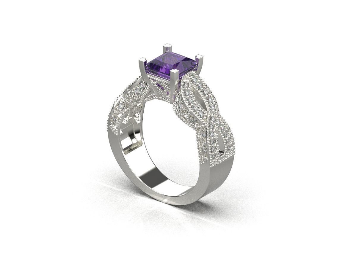 ring code 102 3D print model_14