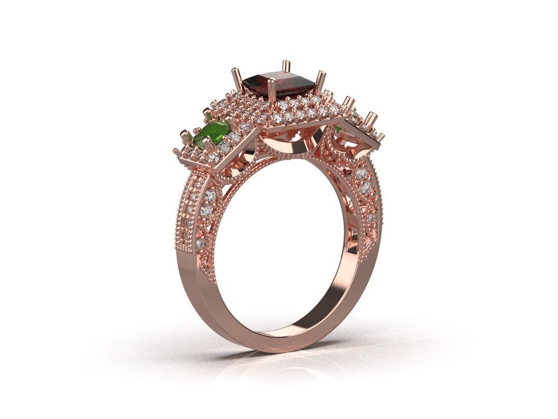 ring code 101 3D print model_11