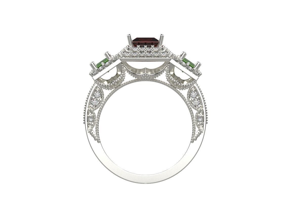 ring code 101 3D print model_9