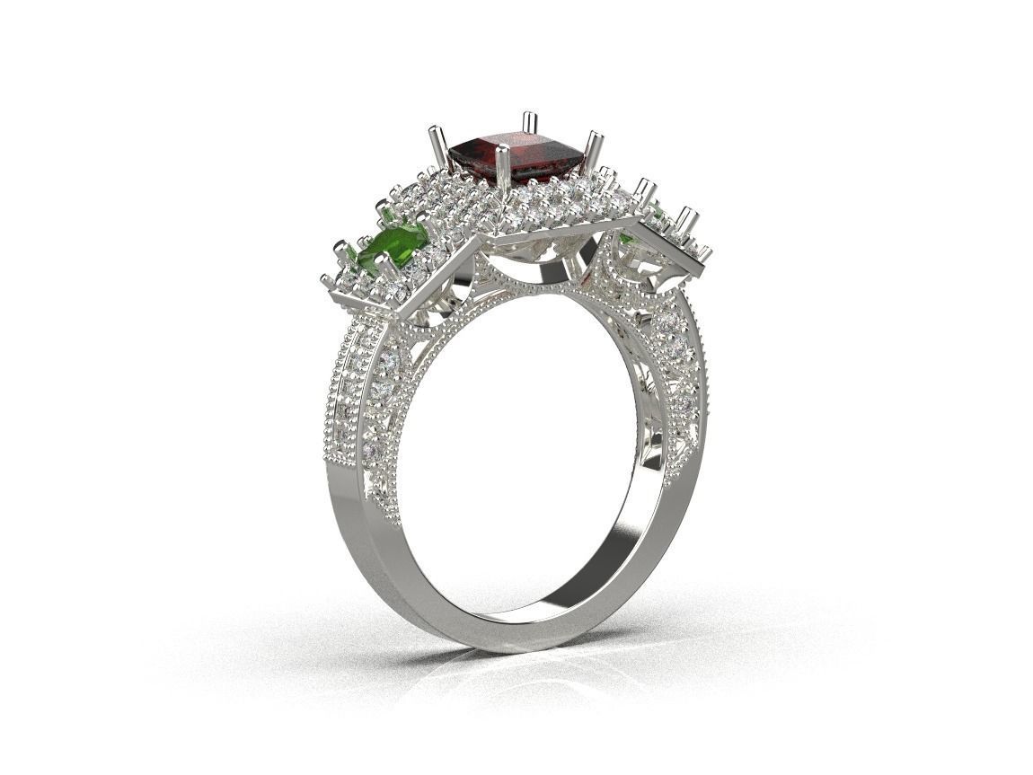 ring code 101 3D print model_10