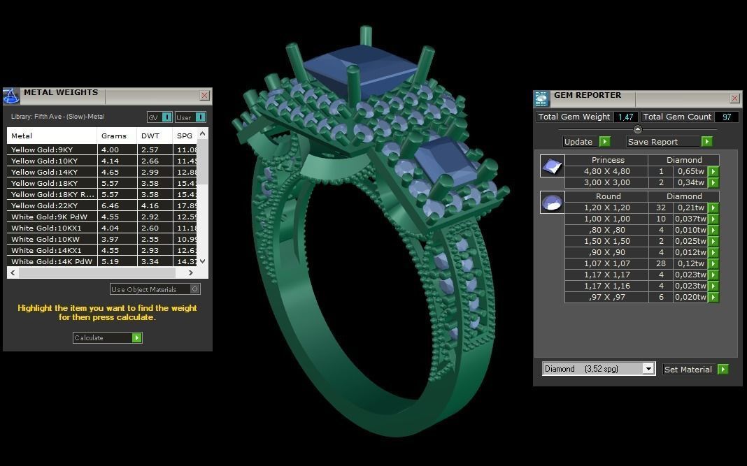 ring code 101 3D print model_2