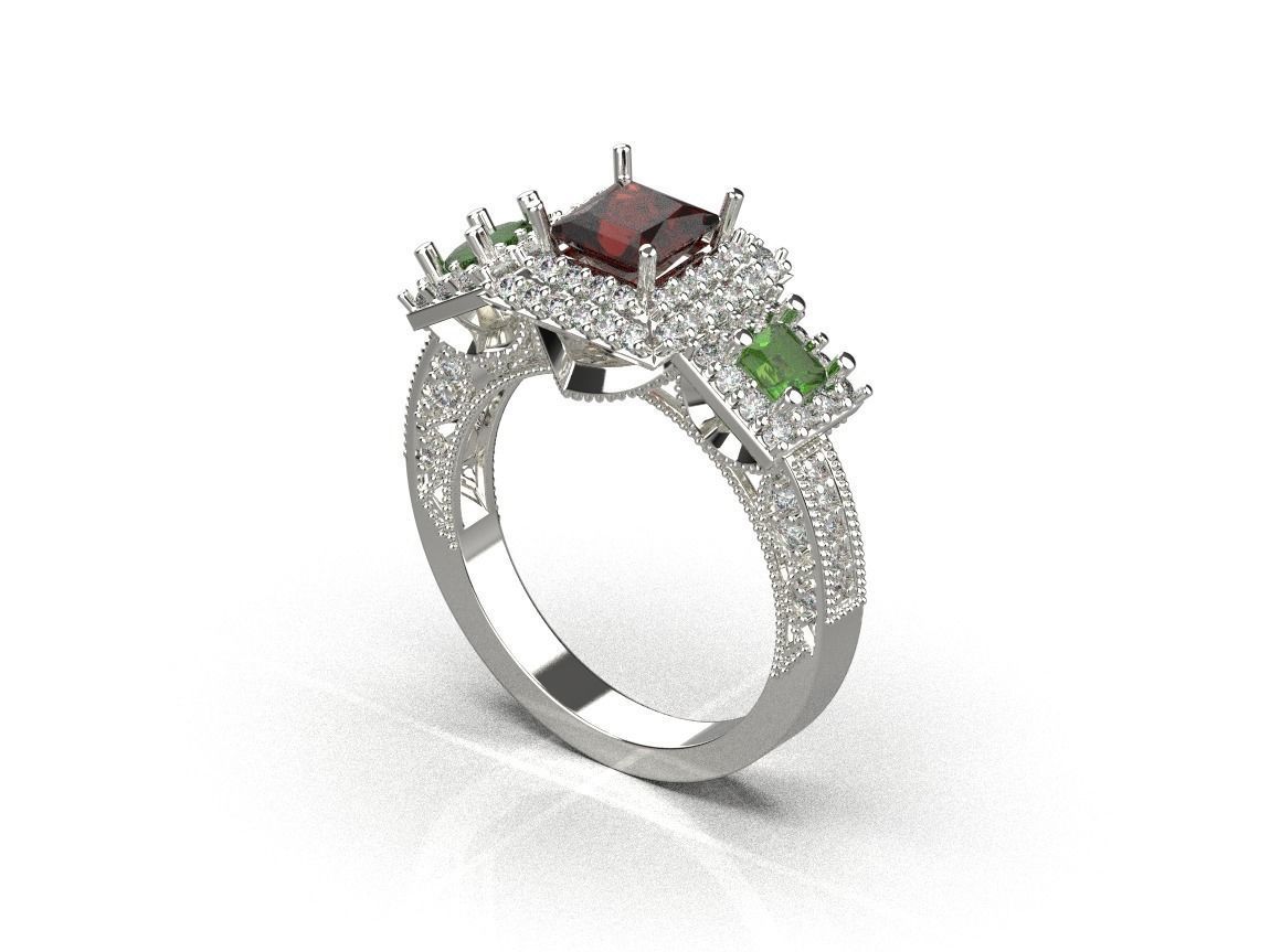 ring code 101 3D print model_14