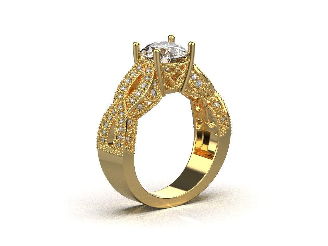 ring code 100 3D print model_13