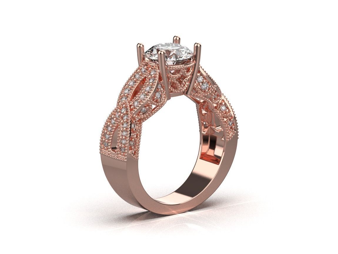 ring code 100 3D print model_12