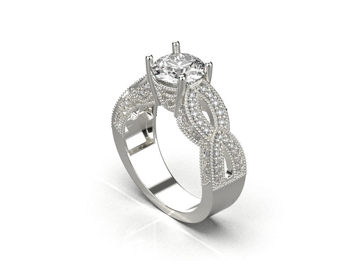 ring code 100 3D print model_15