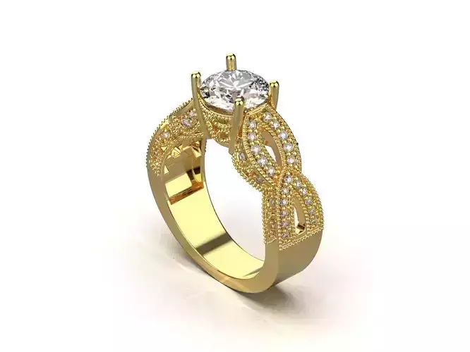 ring code 100 3D print model ring code 100 3D print model