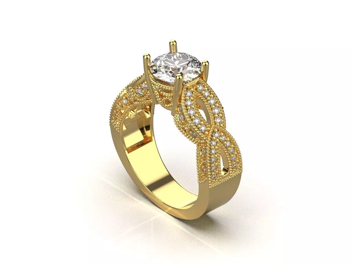 ring code 100 3D print model_0