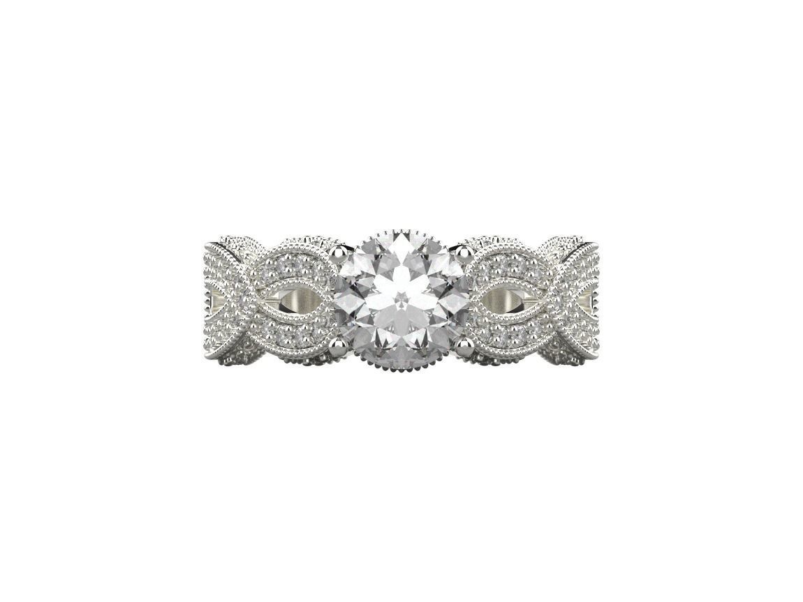 ring code 100 3D print model_4