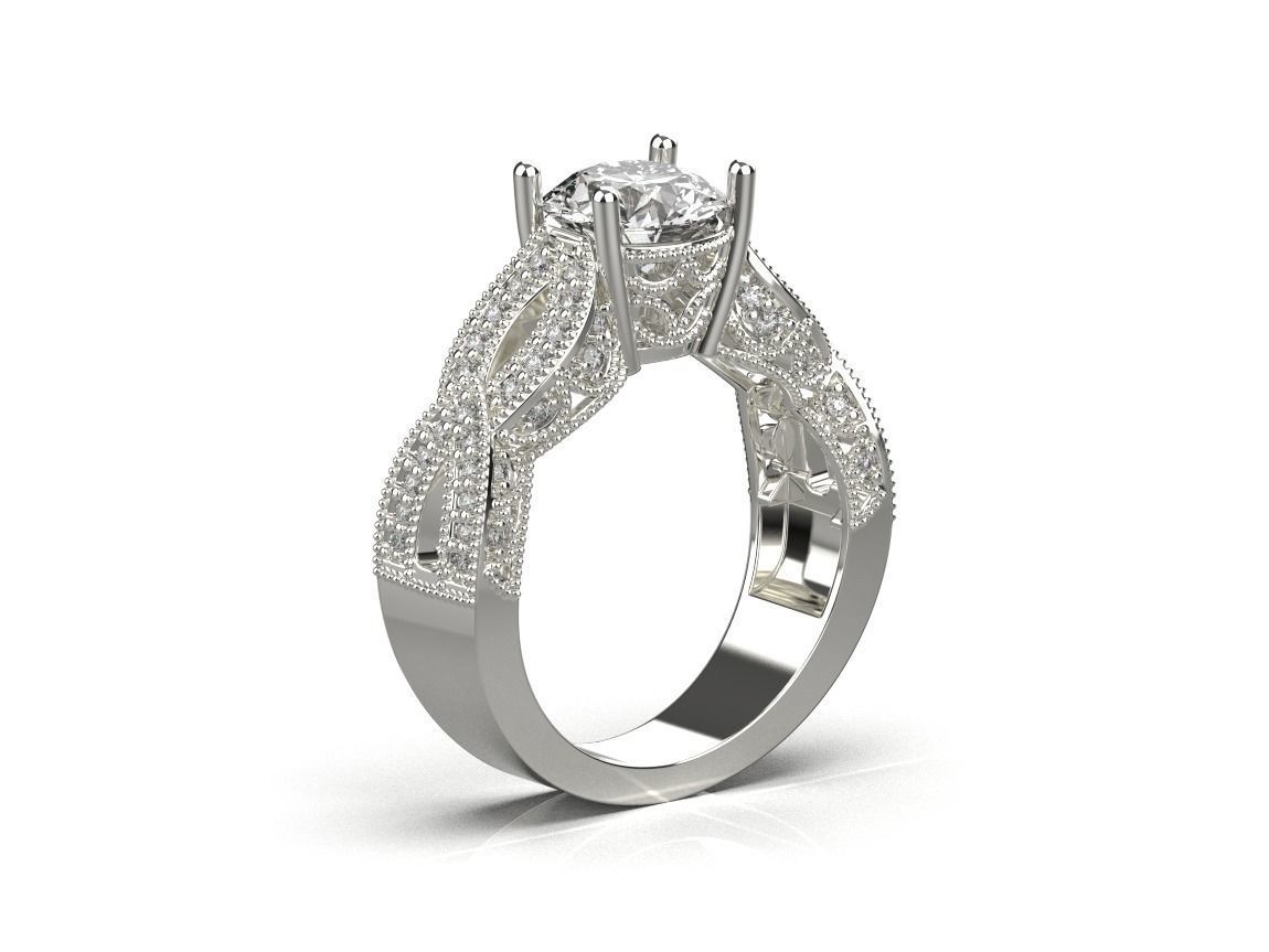 ring code 100 3D print model_11