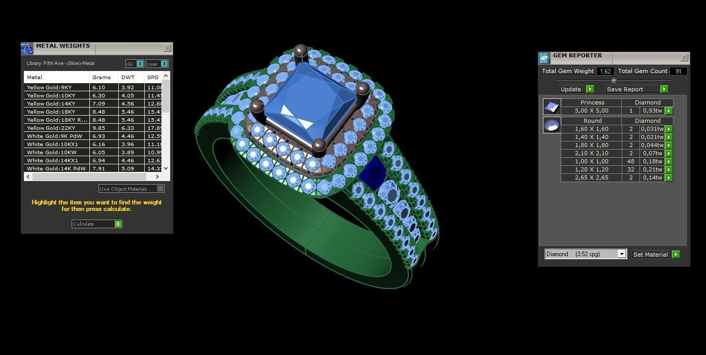 ring code 1 3D print model_2