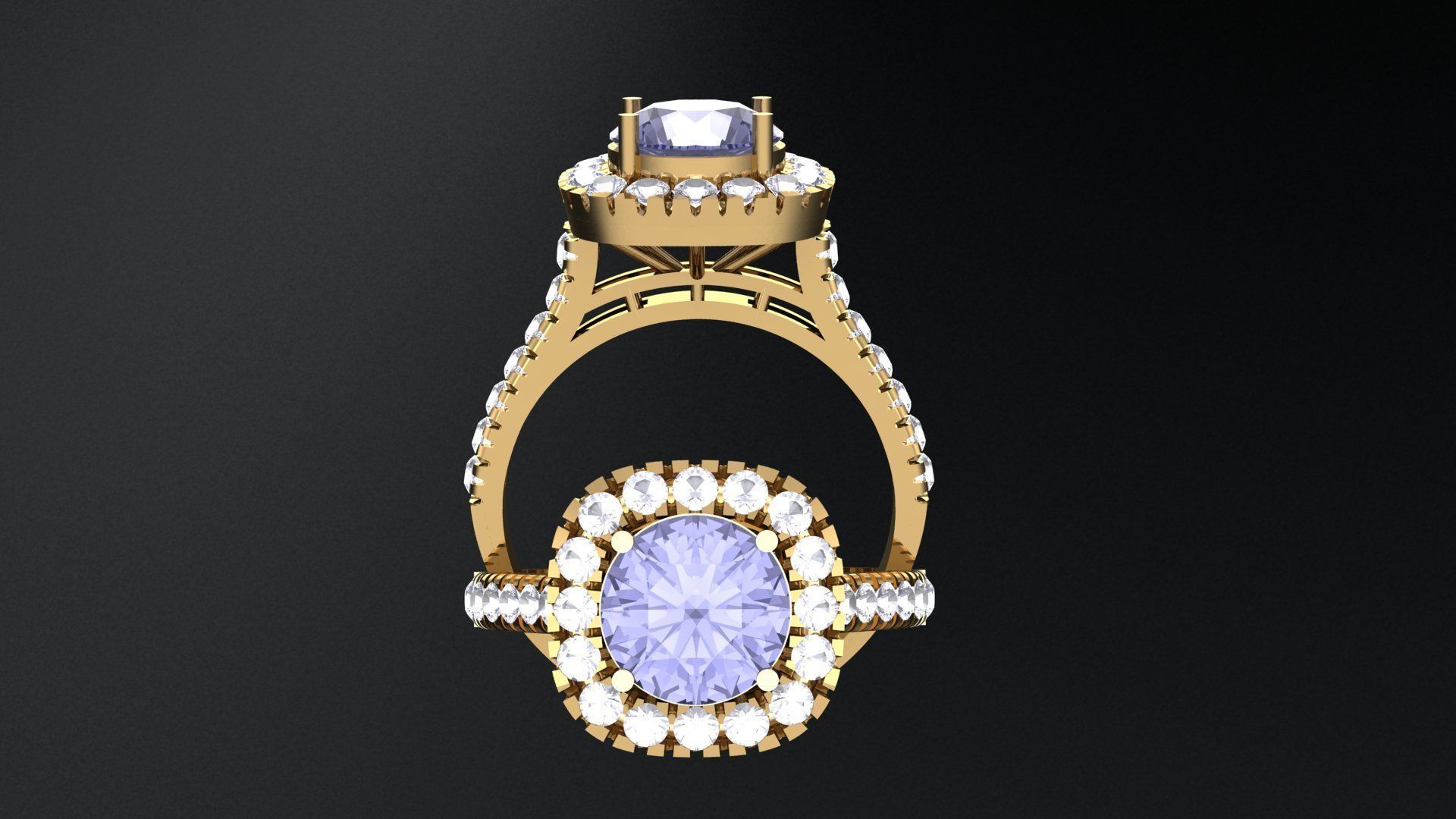  demand ring 3D print model_2