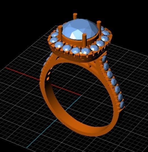  demand ring 3D print model_3