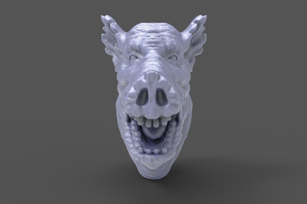 HEAD - pid25 high poly sculpt  3D model_2