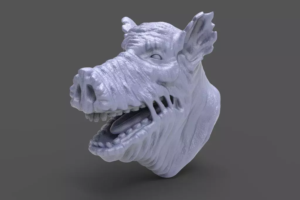 HEAD - pid25 high poly sculpt  3D model_0