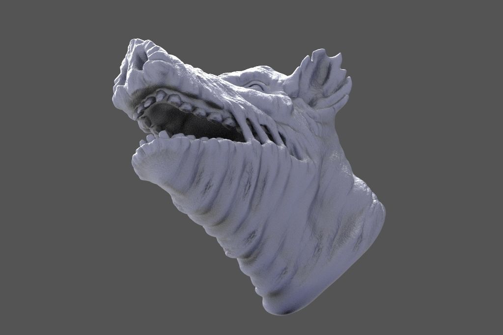 HEAD - pid25 high poly sculpt  3D model_3