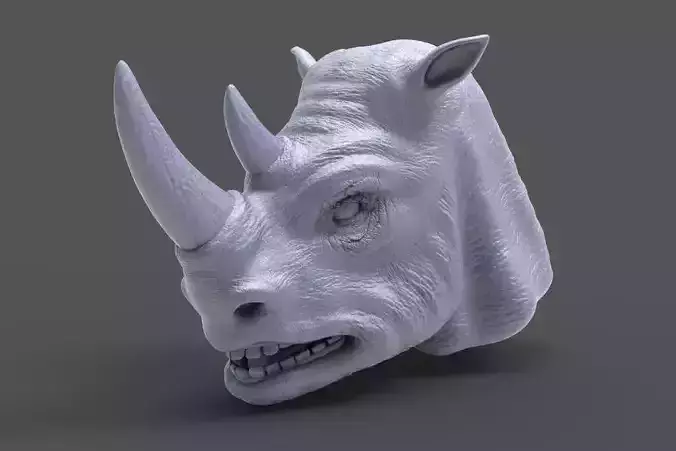 HEAD-F21 high poly sculpt 3D model