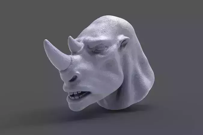 HEAD-F22 high poly sculpt 3D model