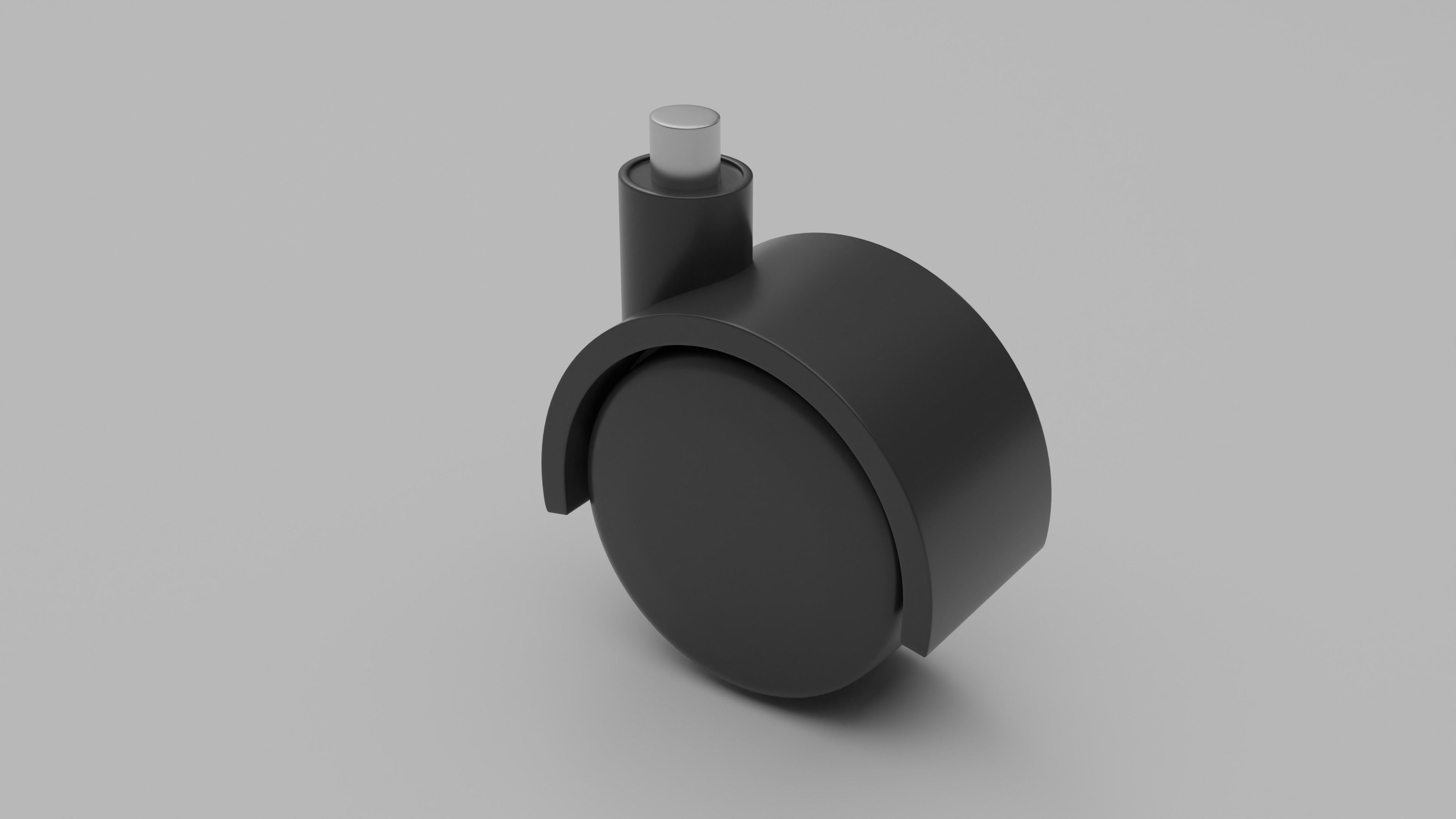 Caster Wheel Free 3D model_1