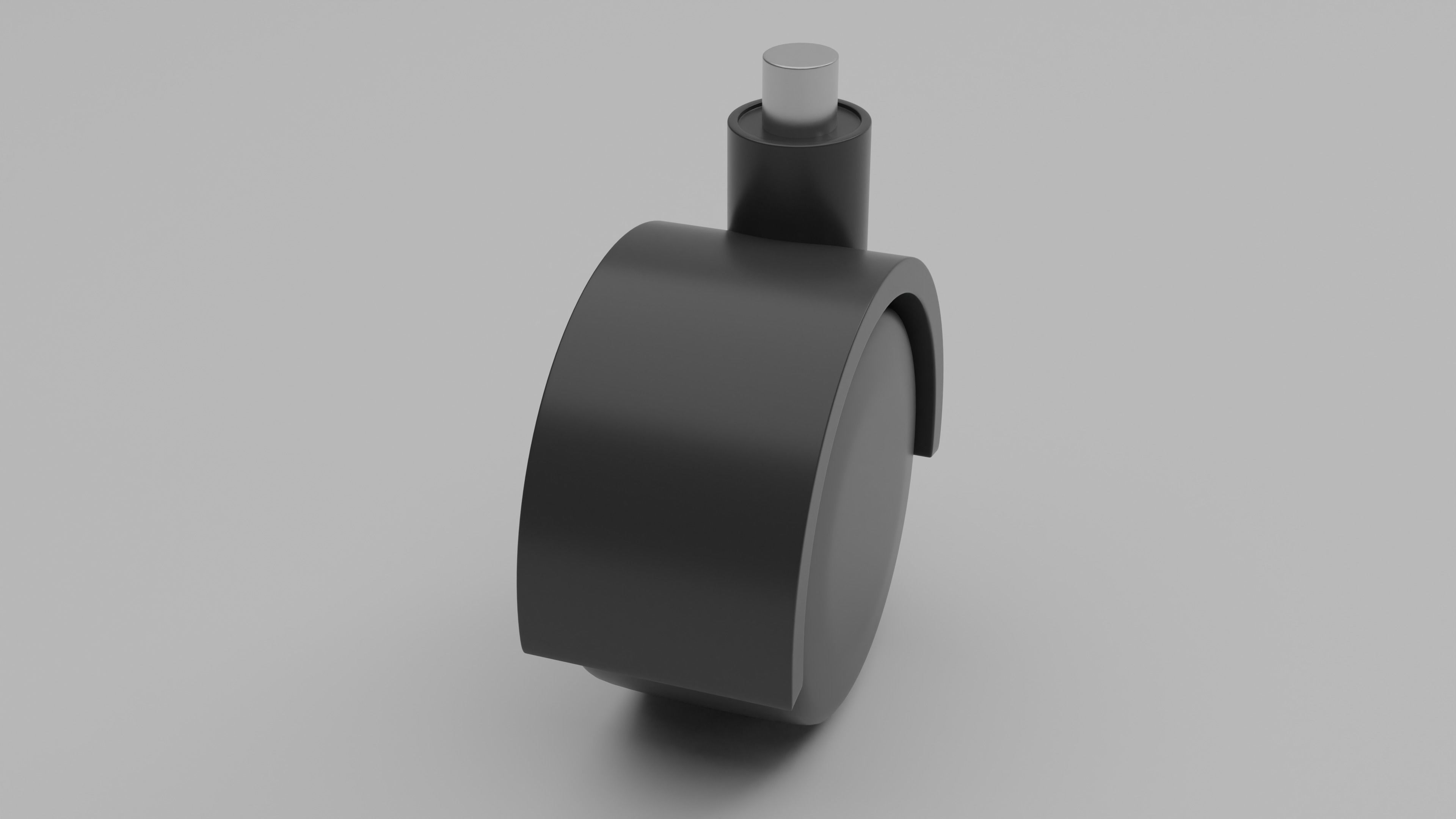 Caster Wheel Free 3D model_4