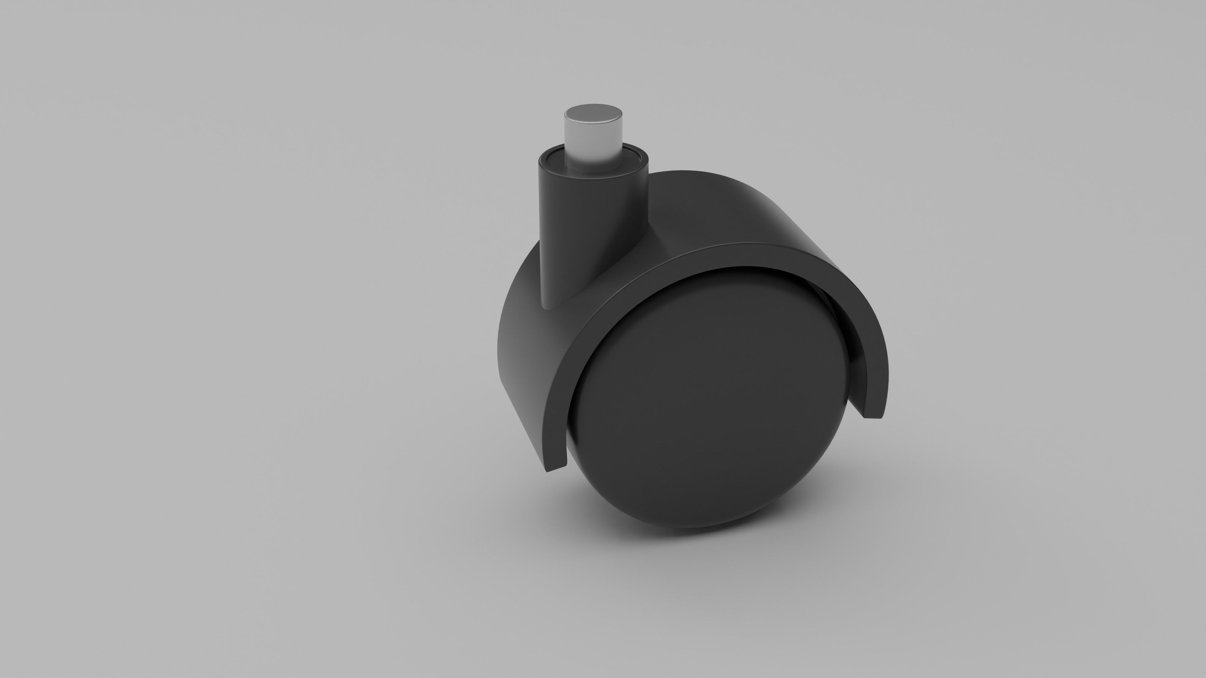 Caster Wheel Free 3D model_2