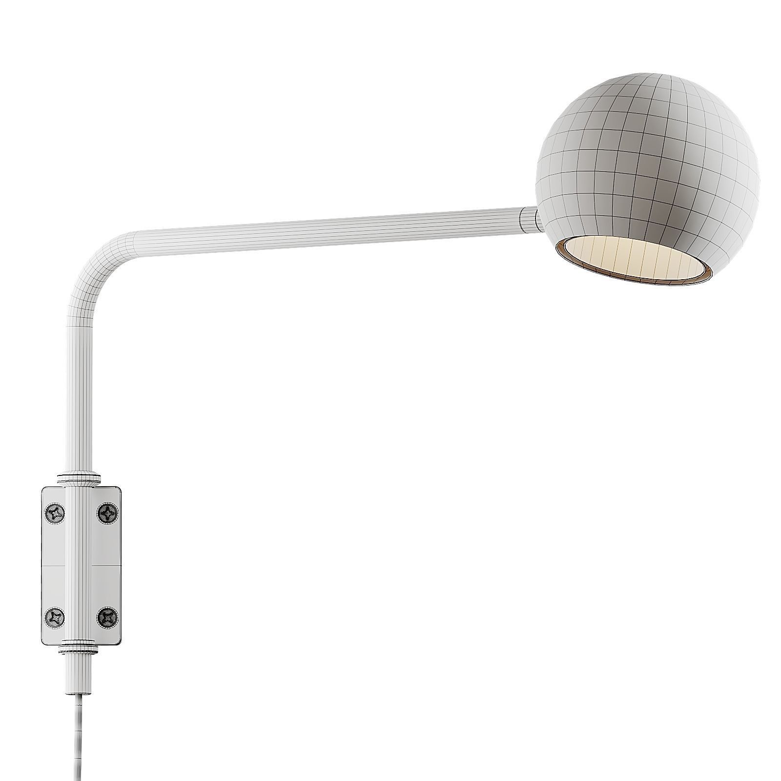 Yes Wall Lamp Beige from BANKERYD 3D model_3