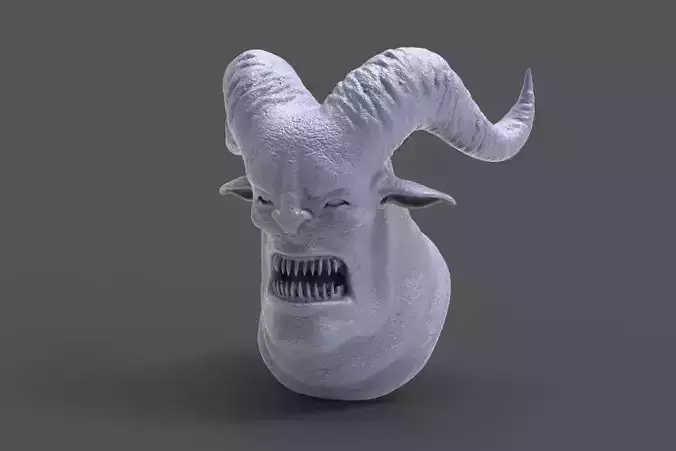 HEAD-F28 high poly sculpt 3D model