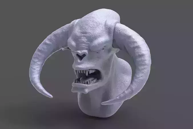 HEAD-F30 high poly sculpt 3D model