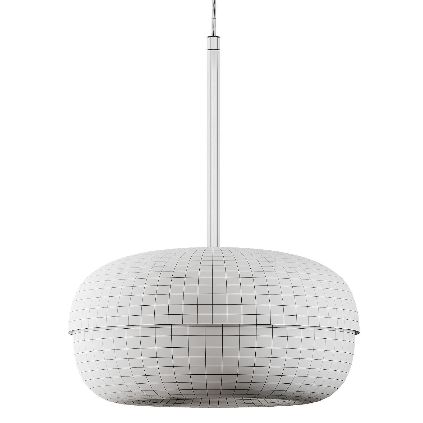 BLASVERK Beige Pendant Lamp 3D model_3