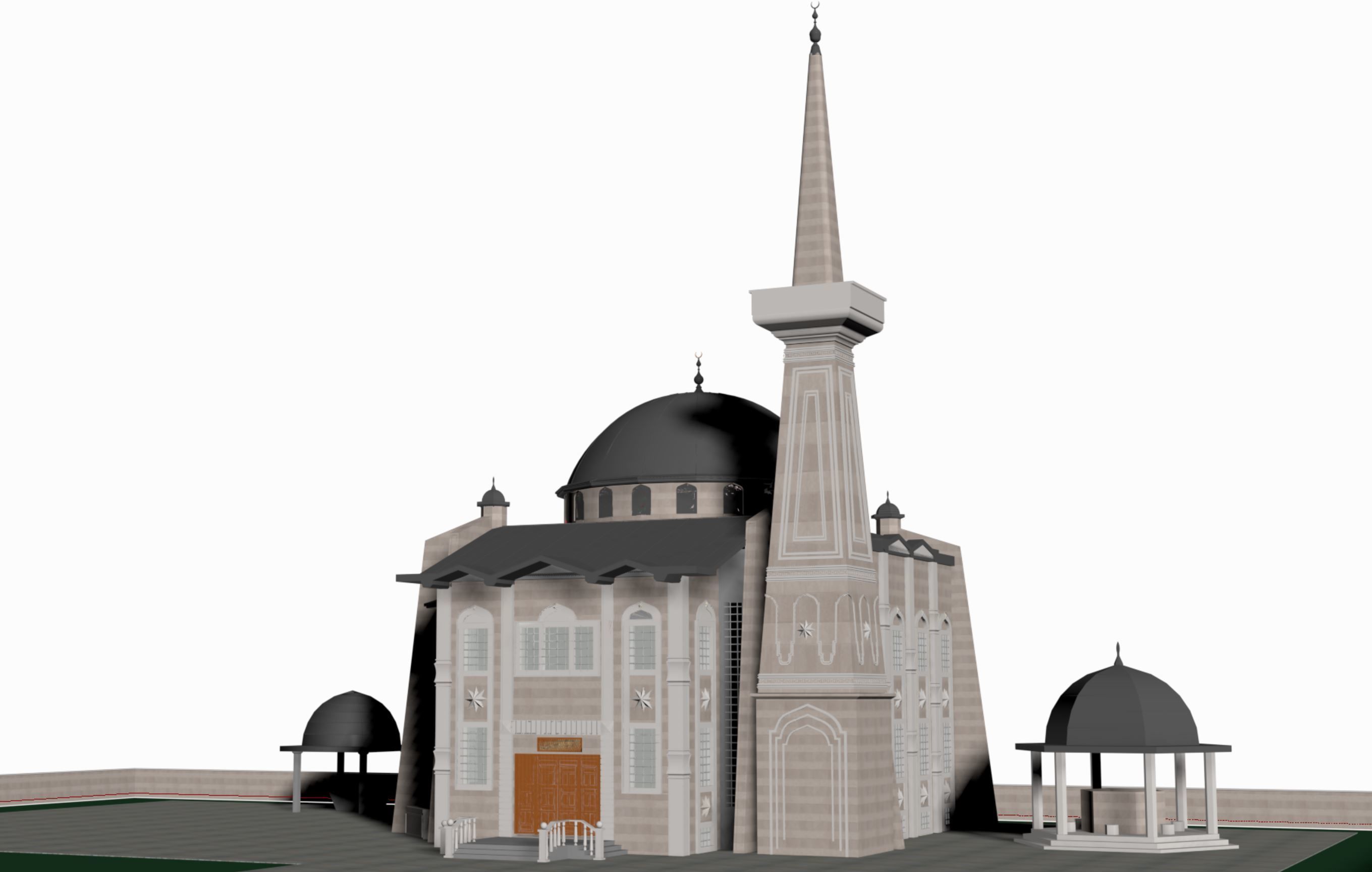 mosque 3d 3D model_8