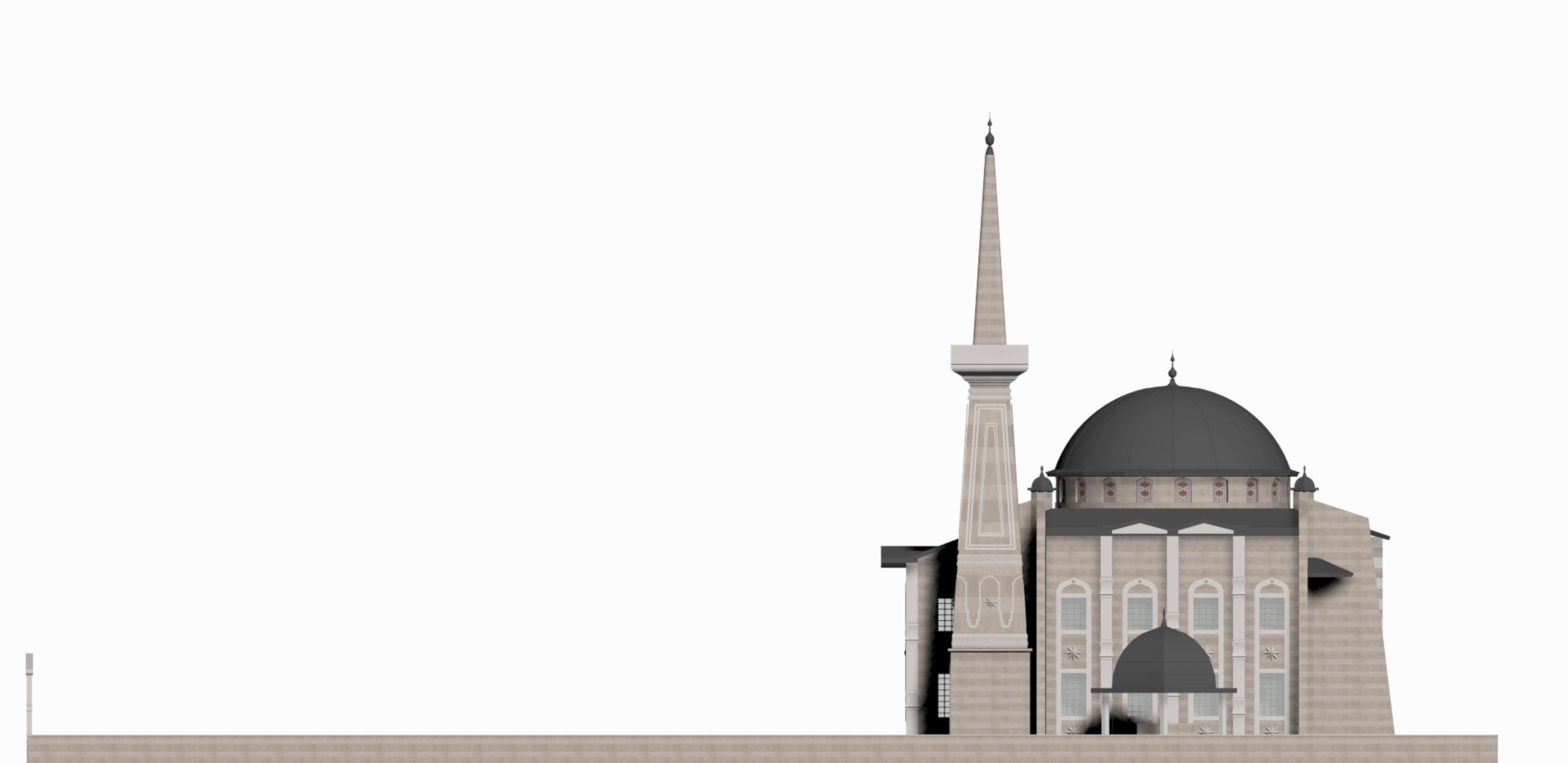 mosque 3d 3D model_4