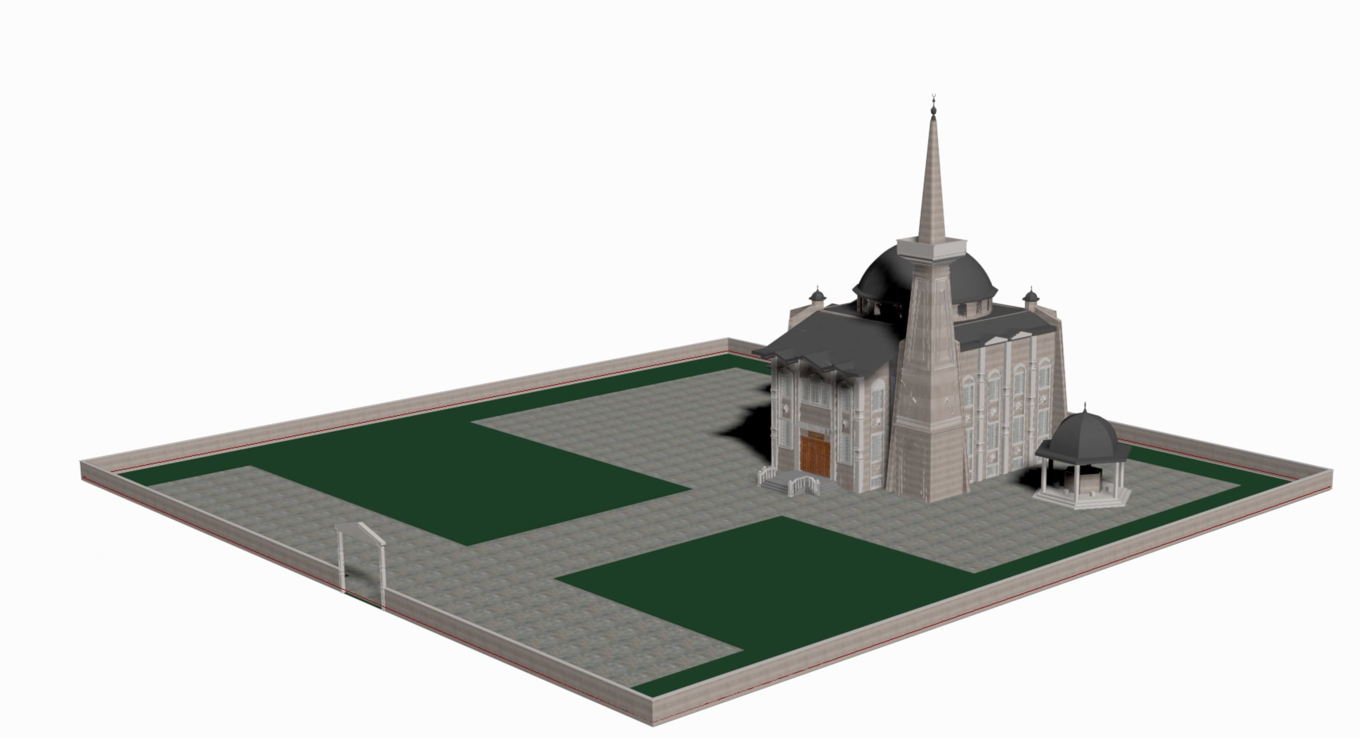 mosque 3d 3D model_7