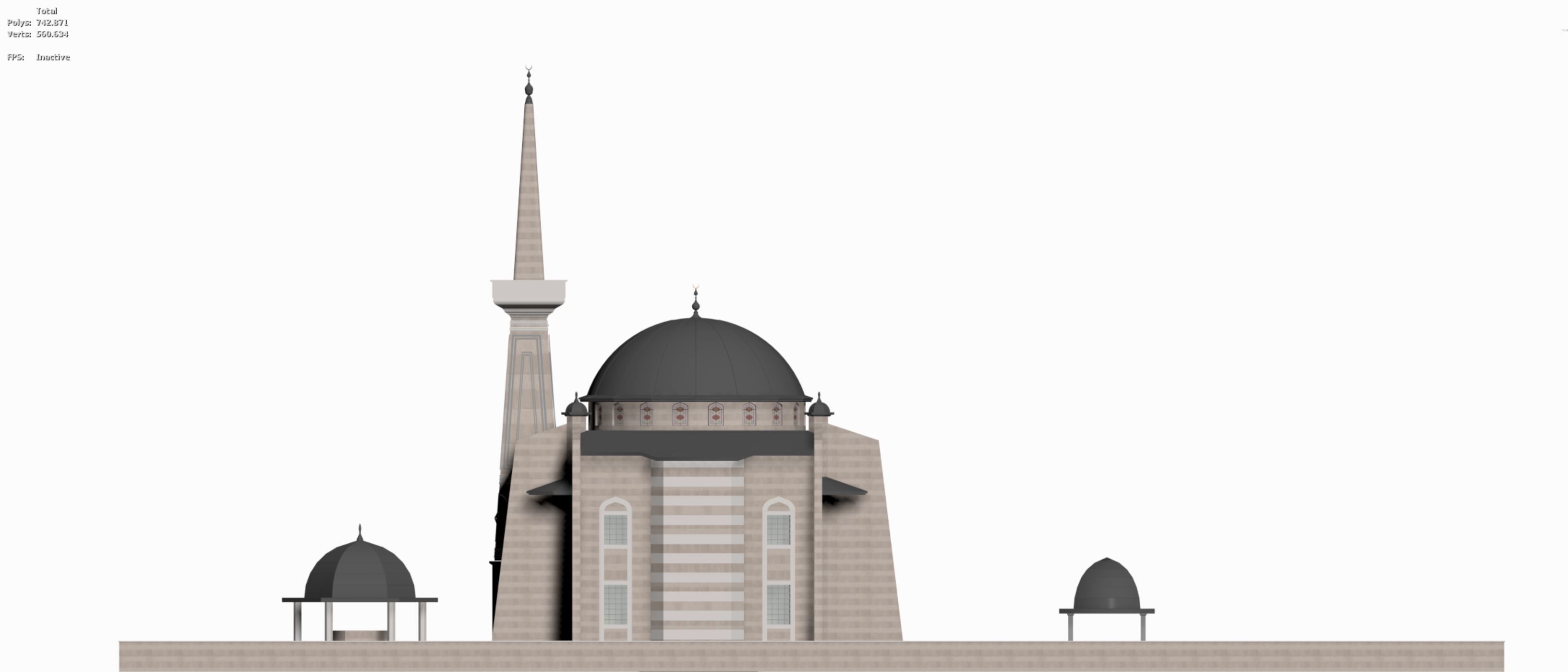 mosque 3d 3D model_5