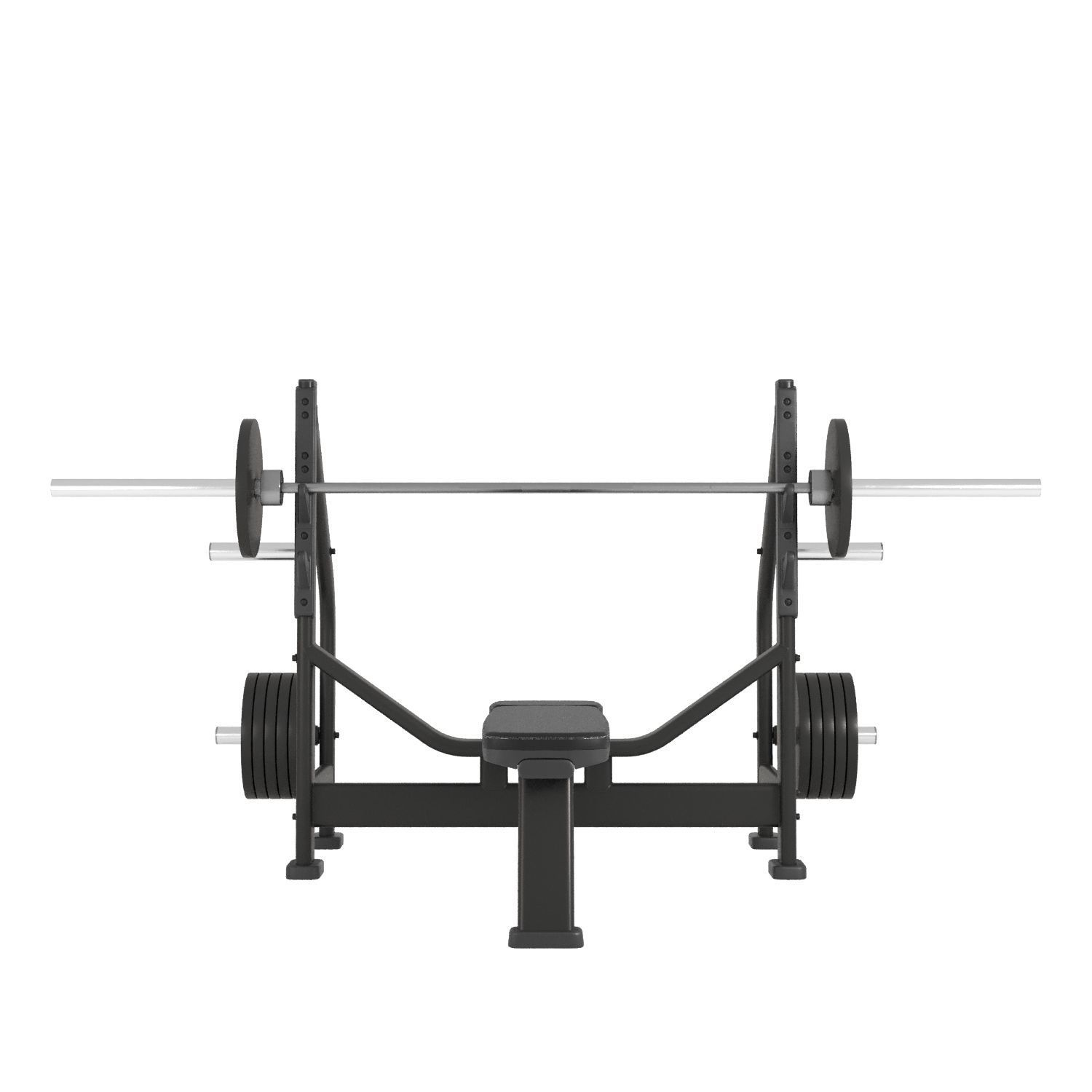 Bench Press 3D model_1