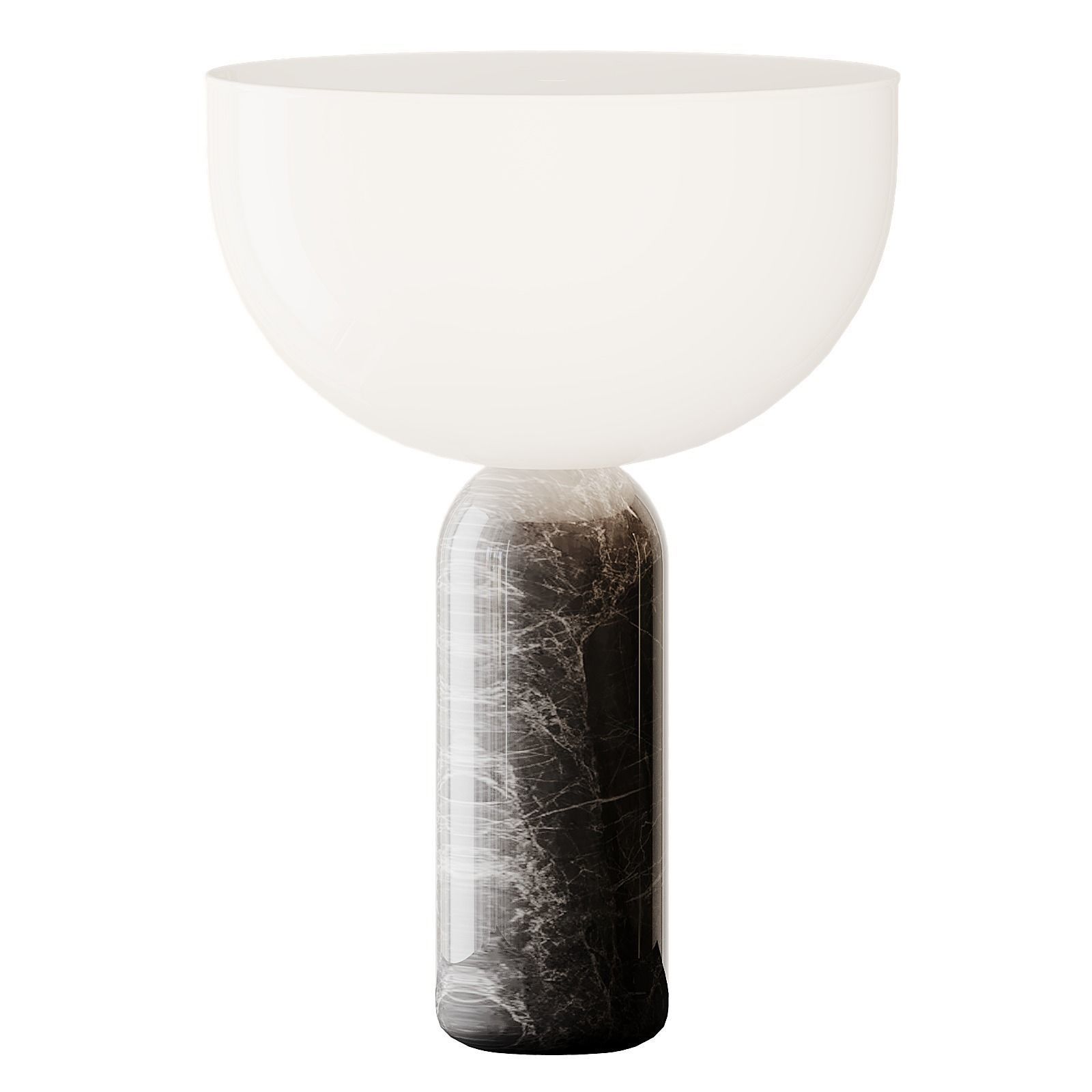 Kizu portable table lamp Grey marble from Muuto 3D model_1