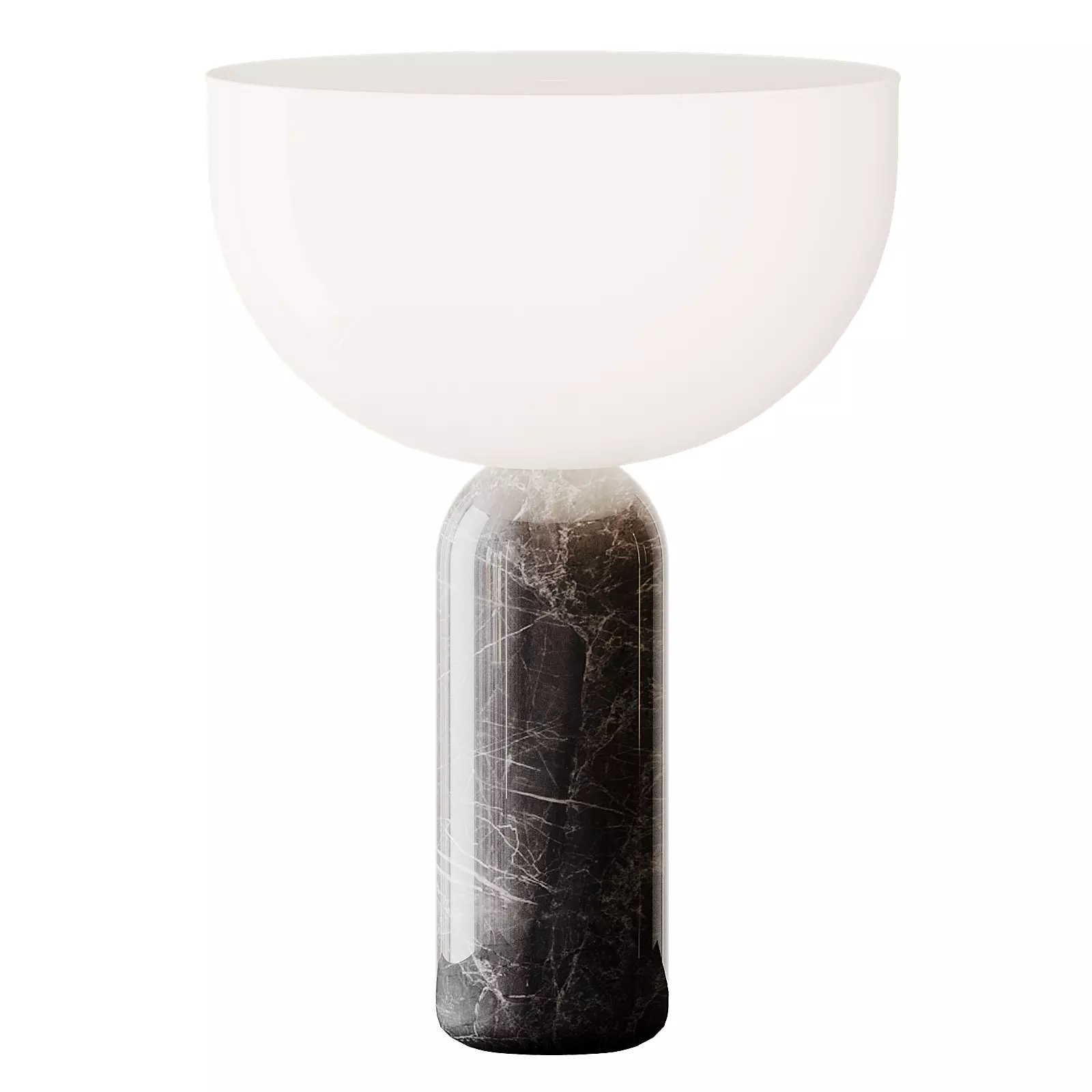 Kizu portable table lamp Grey marble from Muuto 3D model_0