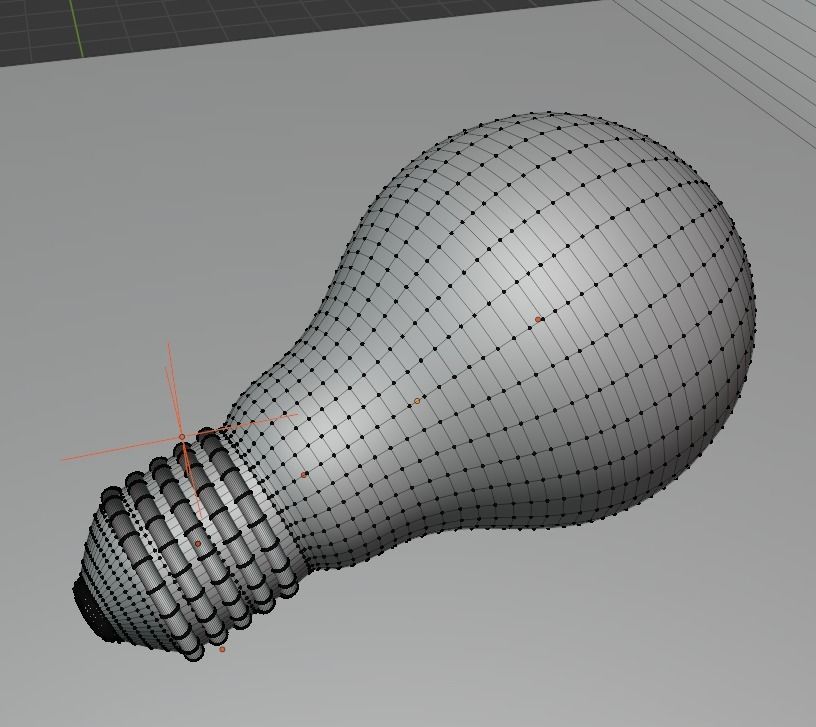 filament tungsten light bulb classic 3D model_4