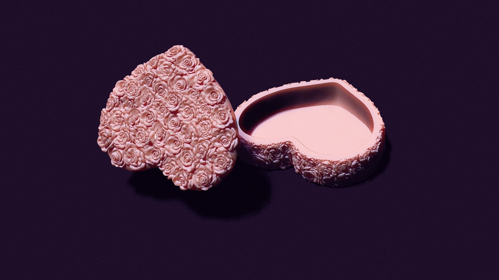 box of roses for printing and casting 3D print model_10