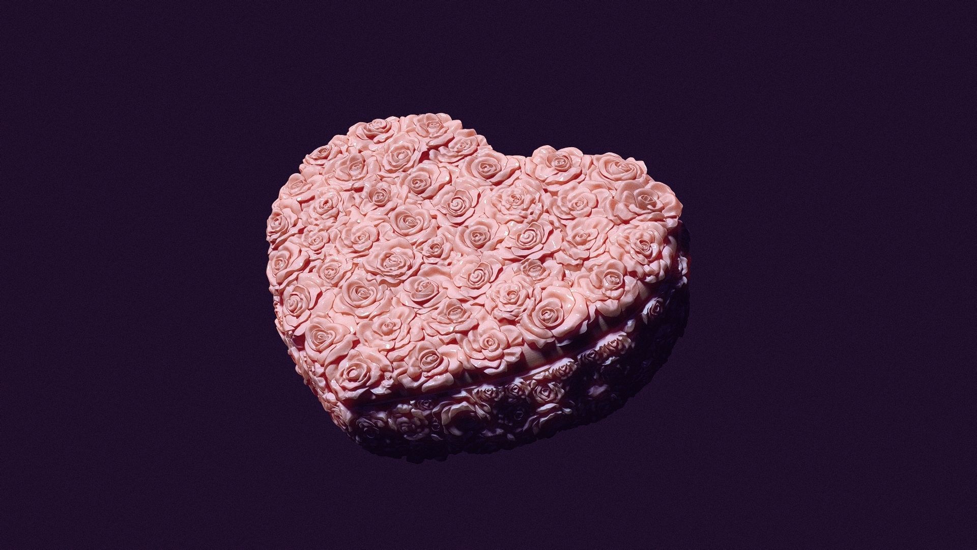 box of roses for printing and casting 3D print model_2