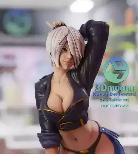 angel - the king of fighters 3D print model