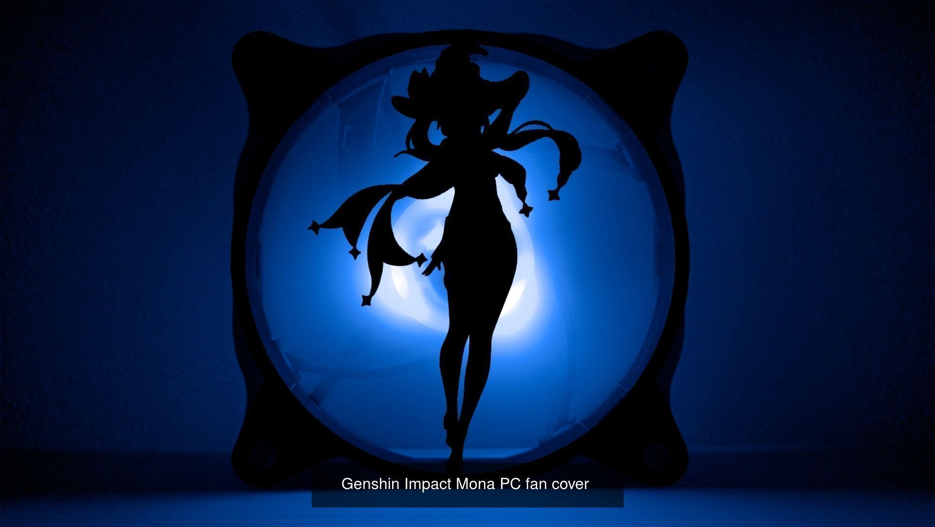 Genshin Impact Characters Hydro PC fan cover  3D Model Collection_7