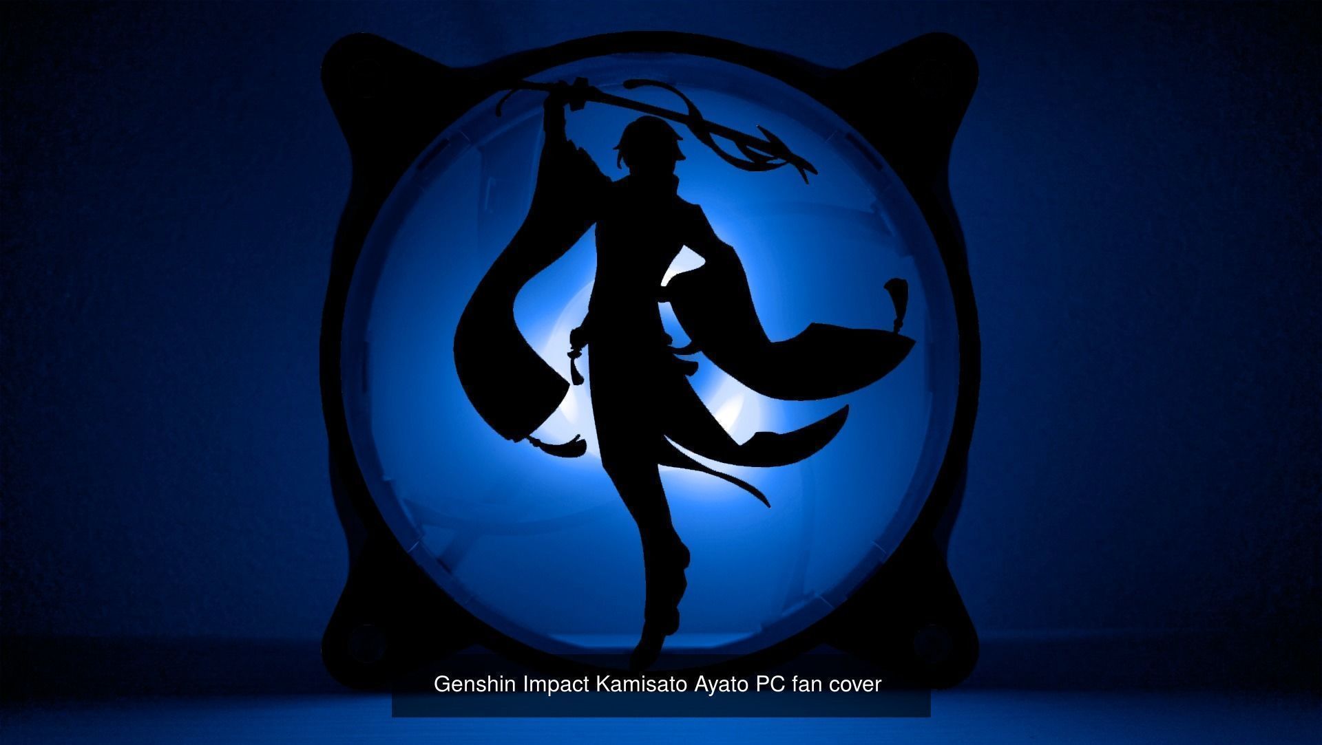 Genshin Impact Characters Hydro PC fan cover  3D Model Collection_4