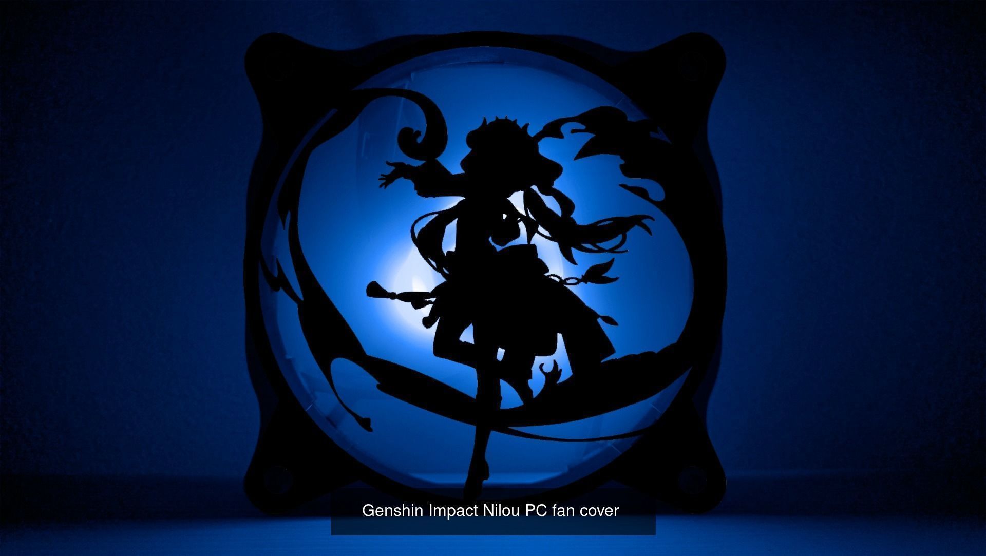 Genshin Impact Characters Hydro PC fan cover  3D Model Collection_6