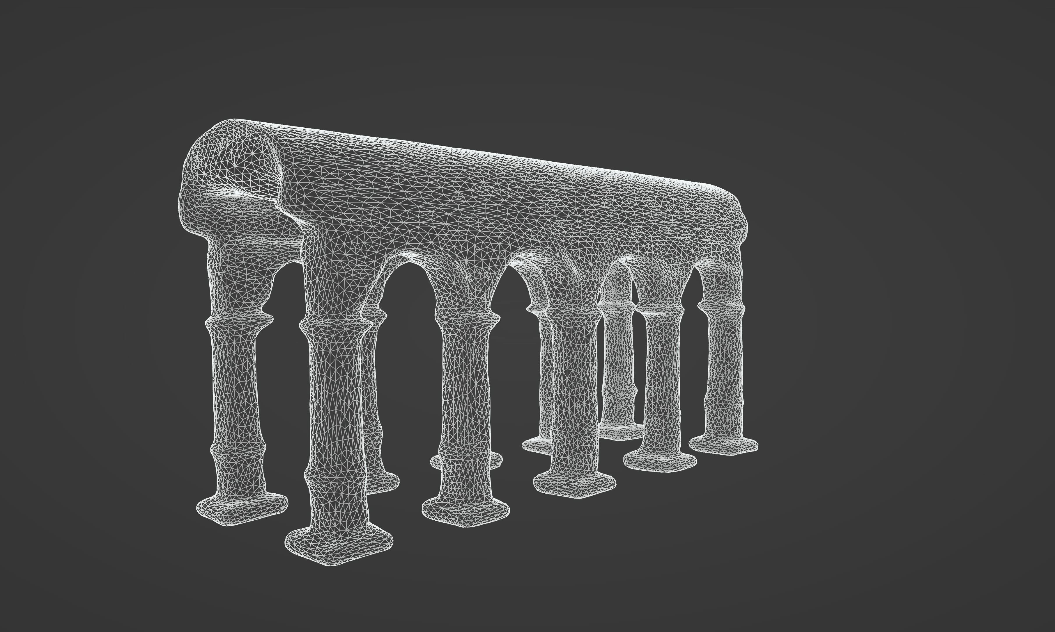 Old World Structure Artifact 3D model_12